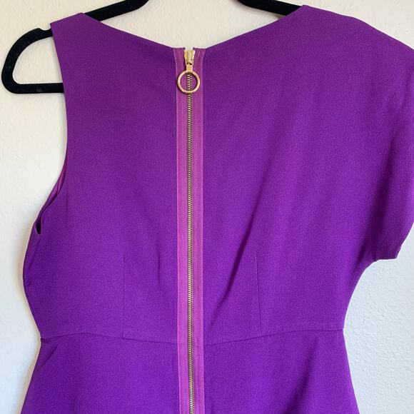 5/$25 Tibi Purple Asymmetrical Sheath Dress - Picture 6 of 10